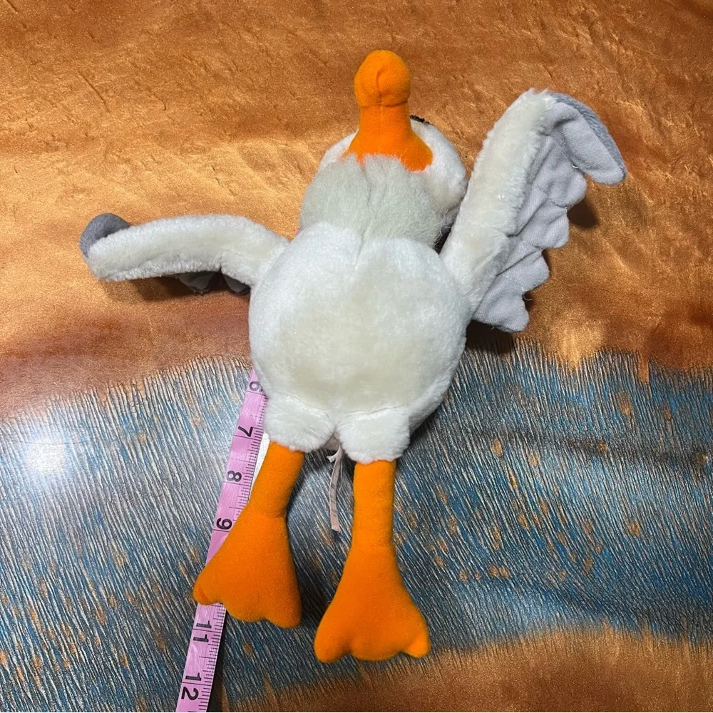 VTG 90s Disney Applausd Scuttle Seagull Plush Toy little mermaid